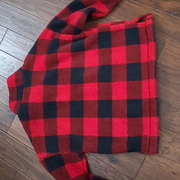 NWT True Craft 1/4 Zip Buffalo Check Plush Pullover size 2X - Picture 2 of 9